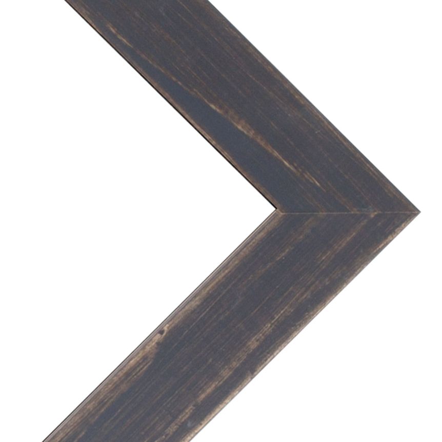 Country Chic 1-1/2" Wood Frame - Weathered Blue w/ Acrylic Glazing and Cardboard Backing 16"x20"