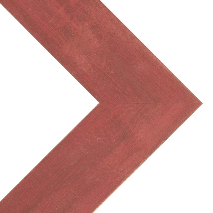 Country Chic 2-1/2" Wood Frame - Alabama Red w/ Acrylic Glazing and Cardboard Backing 8"x10"