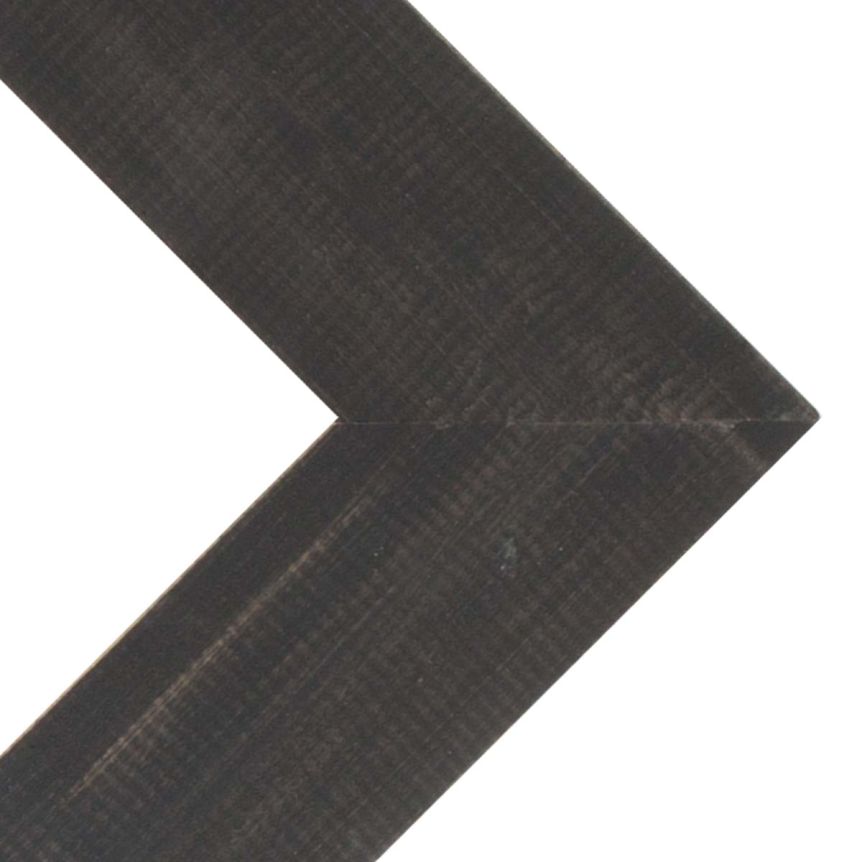 Country Chic 2-1/2" Wood Frame - Charcoal Black w/ Acrylic Glazing and Cardboard Backing 16"x20"