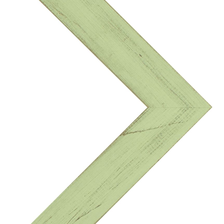 Country Chic 1-1/2" Wood Frame - Mint Julep w/ Acrylic Glazing and Cardboard Backing 11"x17"