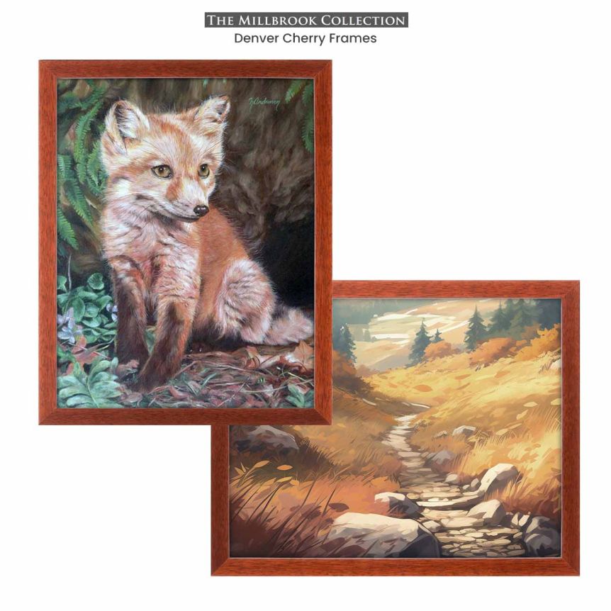 Denver Cherry Frames - Millbrook Collection