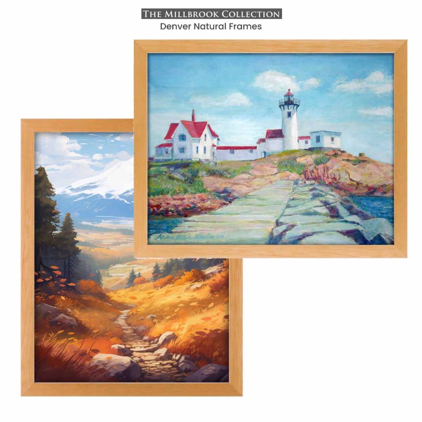 Denver Natural Frames - Millbrook Collection
