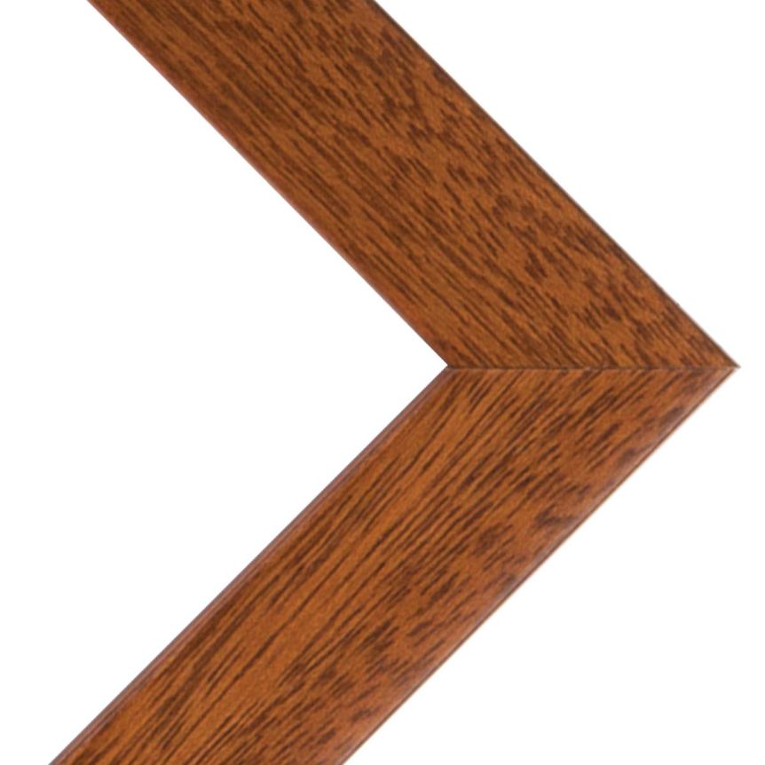 Denver Wood Frame - Pecan w/ Acrylic Glazing and Cardboard Backing 12"x16"