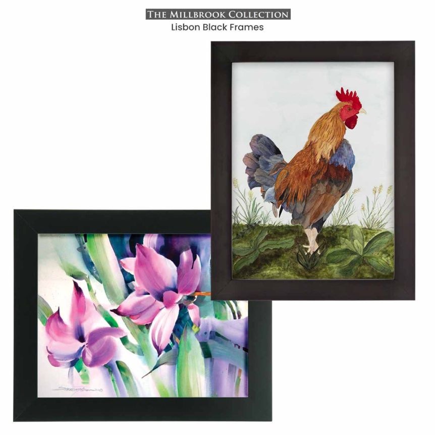 Lisbon Black Frames - Millbrook Collection