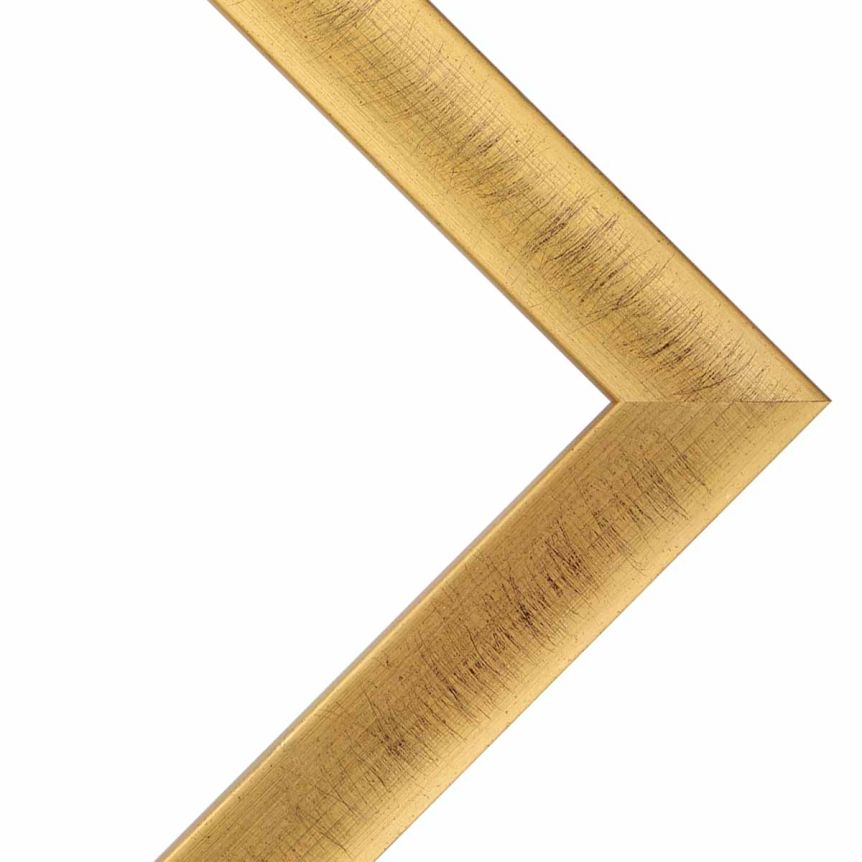 Millbrook Collection - Metallic Oklahoma Gold Frame w/ Acrylic Glazing and Cardboard Backing 11"x14"