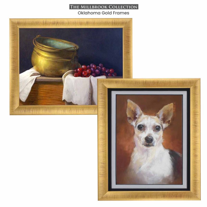 Oklahoma Gold Frames - Millbrook Collection