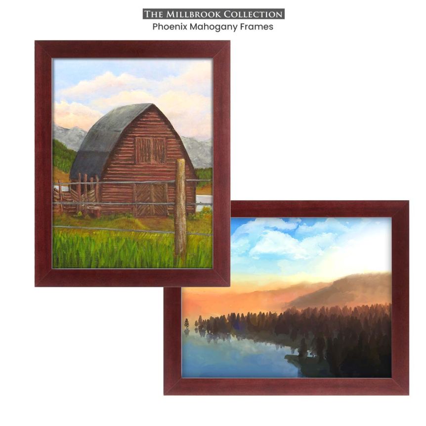 Phoenix Mahogany Frames - Millbrook Collection