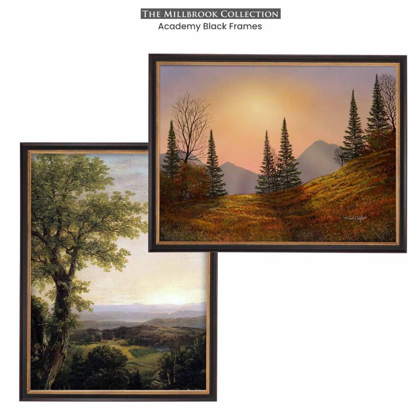 Academy Black Frames - Millbrook Collection