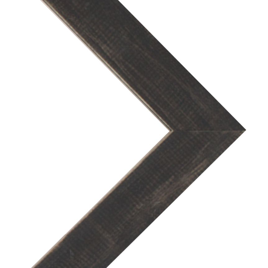 Country Chic 1-1/2" Wood Frame - Charcoal Black w/ Acrylic Glazing and Cardboard Backing 14"x18"