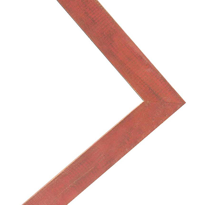 Country Chic 1-1/2" Wood Frame - Alabama Red w/ Acrylic Glazing and Cardboard Backing 8"x10"