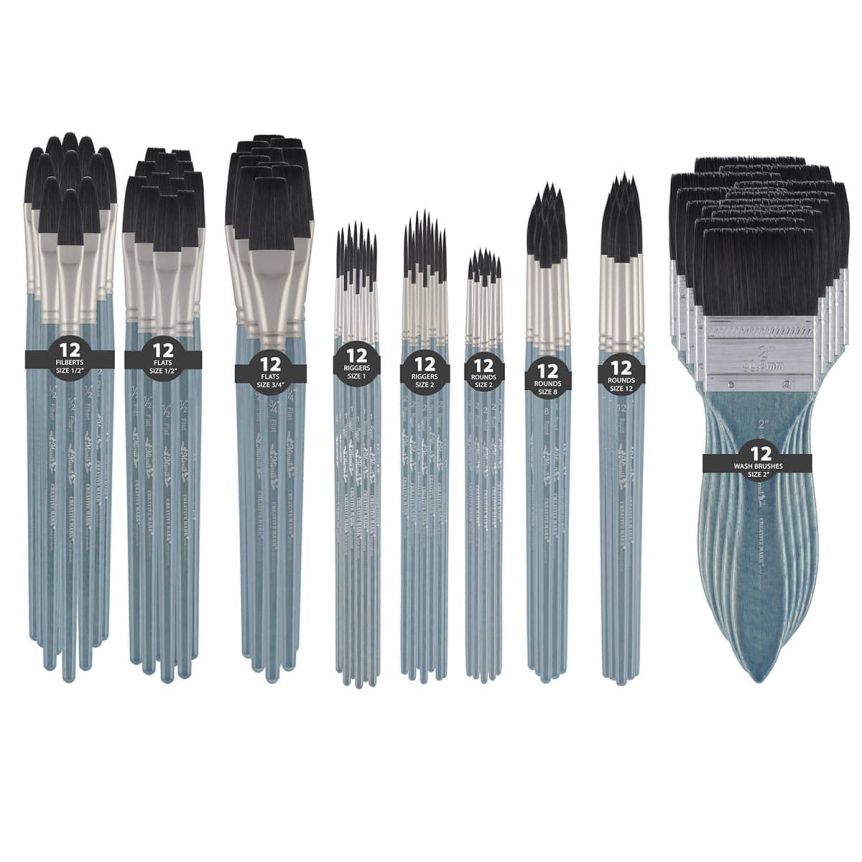 Mimik High Performance Synthetic Squirrel Brush Class Pack of 108
