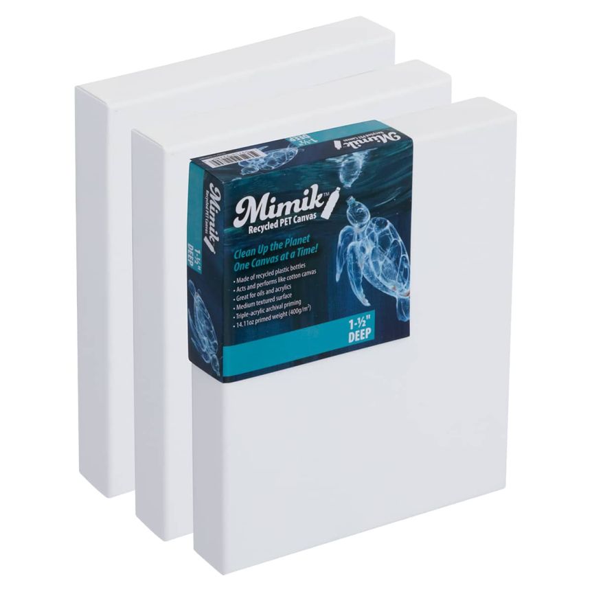 Mimik Recycled PET Canvas - 12"x16" - 1-1/2" Deep (Box of 3)