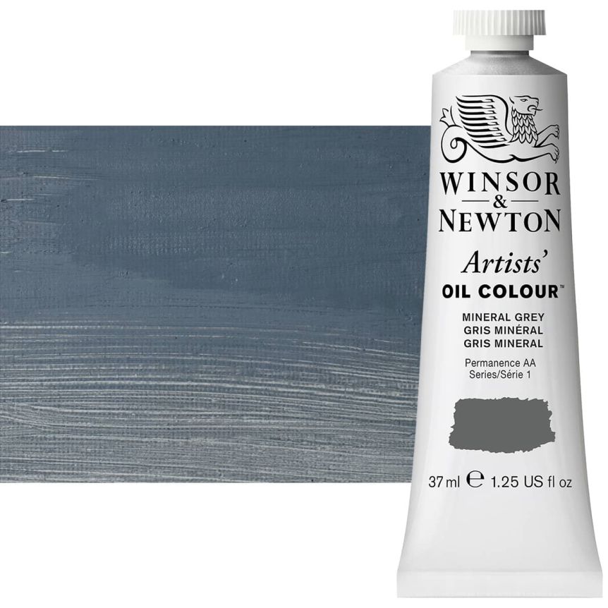 Winsor & Newton Artists’ Oil - Mineral Grey, 37ml Tube