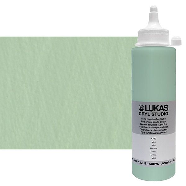 Cryl Studio Acrylic Paint - Mint, 250ml Bottle
