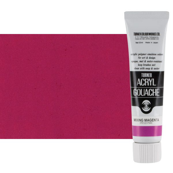 Turner Artist Acryl Gouache - Mixing Magenta, 20ml