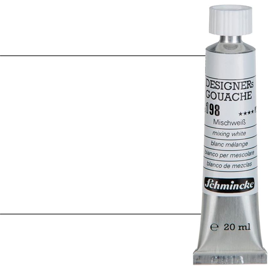Schmincke Designers' Gouache Mixing White, 20ml