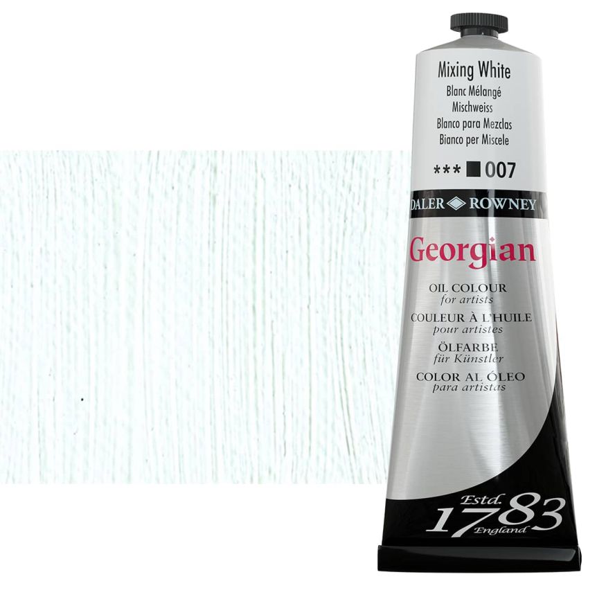 Daler-Rowney Georgian Oil Color 225ml Tube - Mixing White