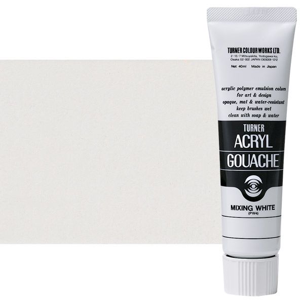 Turner Acryl Gouache 40ml Mixing White