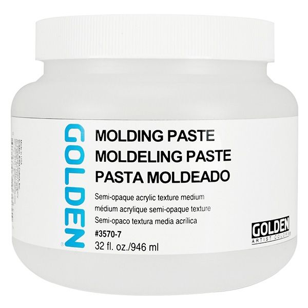 GOLDEN Molding Paste Medium, 32 oz Jar