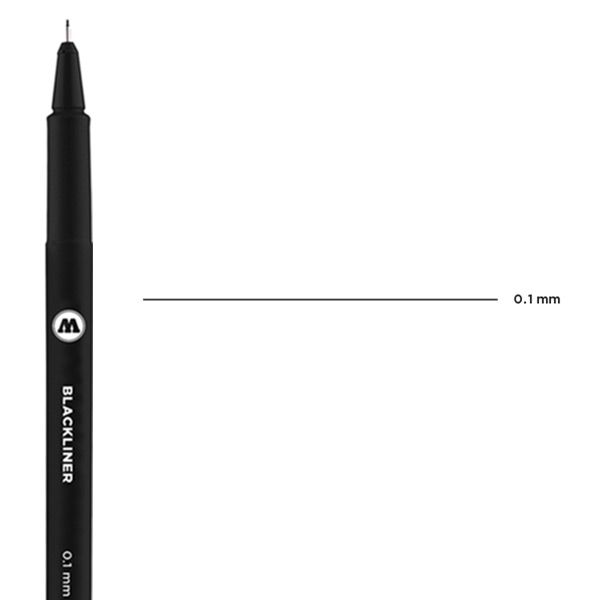 Molotow Blackliner Pen 0.1mm Tip
