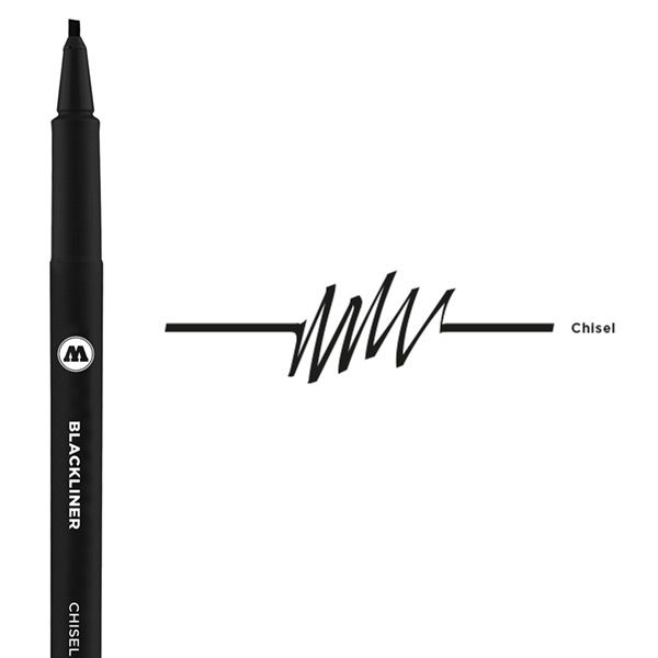 Molotow Blackliner Pen Chisel Tip