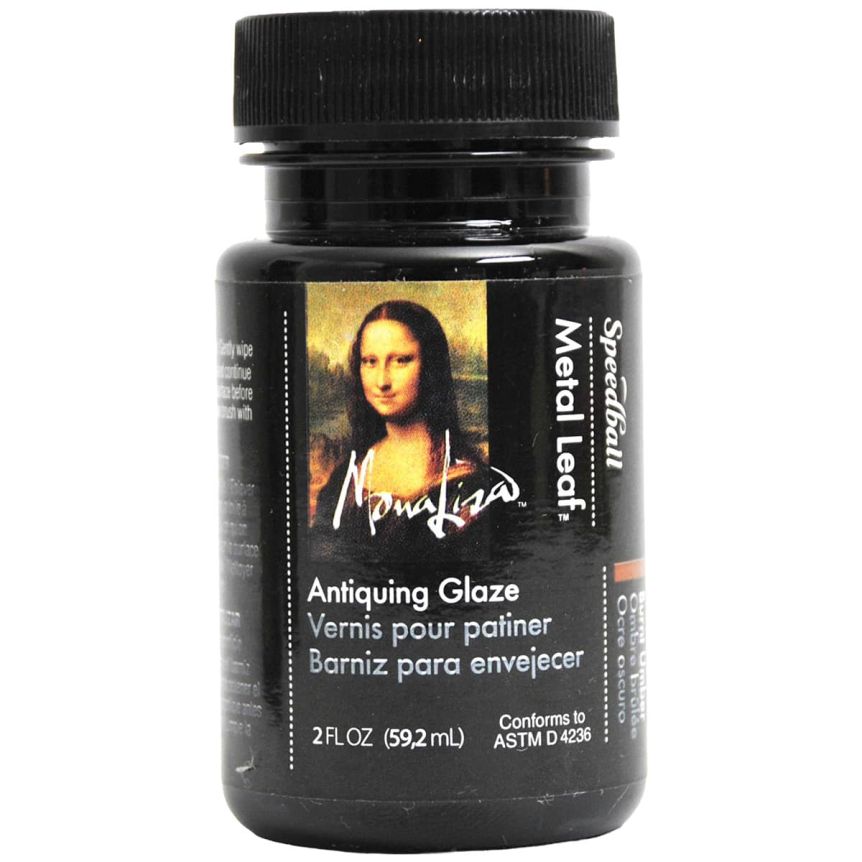 Speedball Mona Lisa Gold Leafing Metal Leaf Antiquing Glaze 2 oz