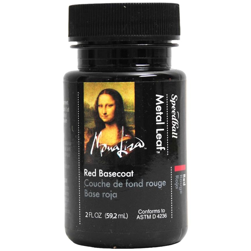 Speedball Mona Lisa Gold Leafing Red Basecoat 2 oz