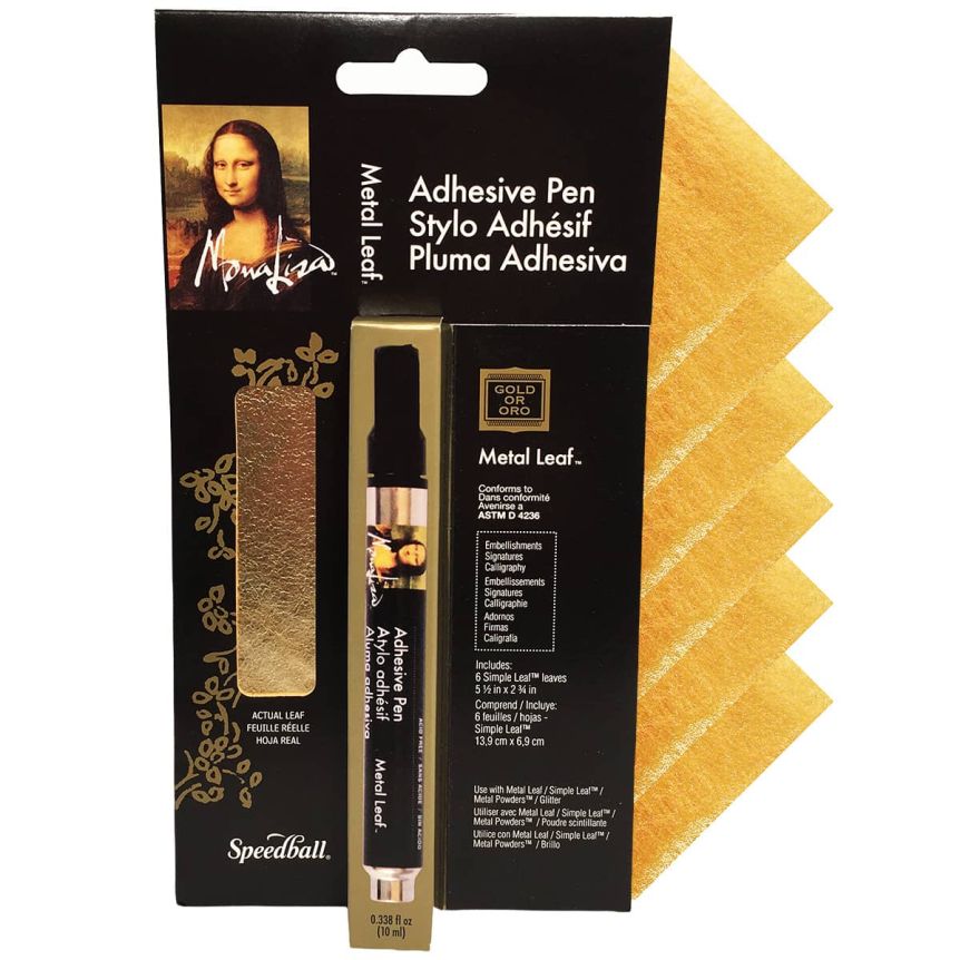 Speedball Mona Lisa Metal Leaf and Gilding Supplies | Jerry's Artarama