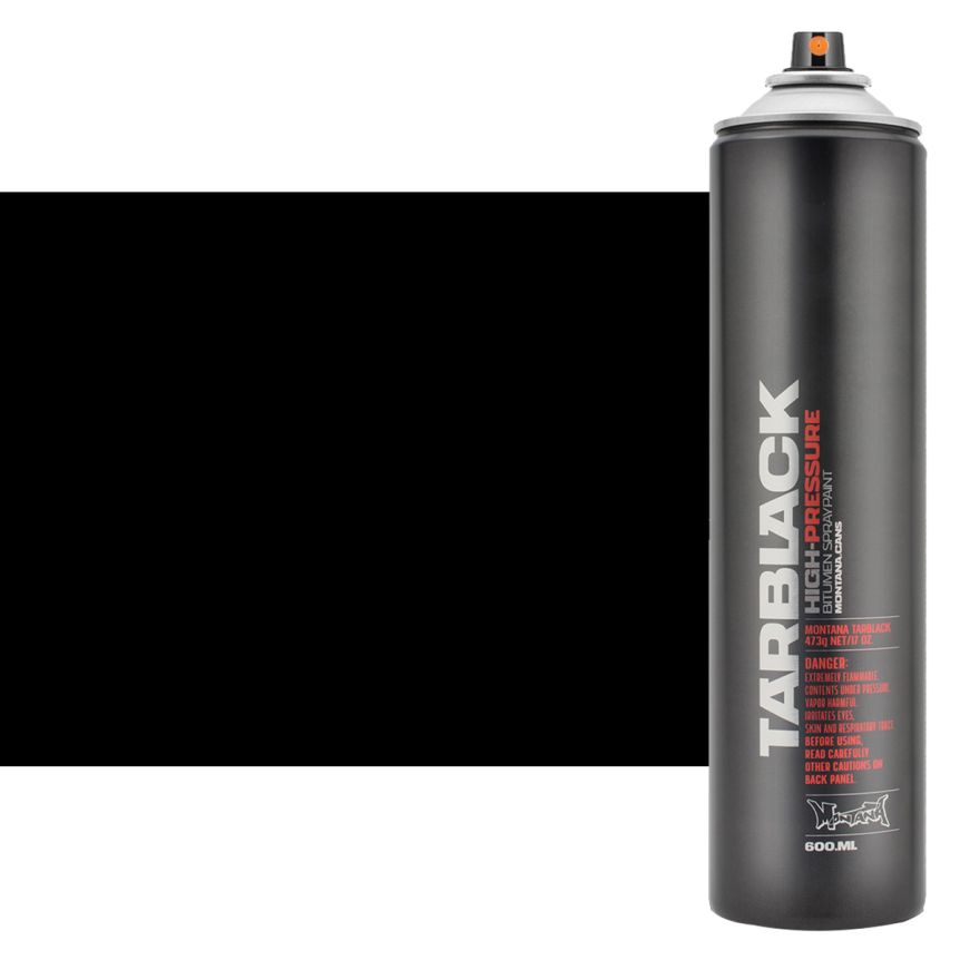 Montana BLACK - TARBLACK Bitumen High Pressure (Matte), 600ml Spray Can