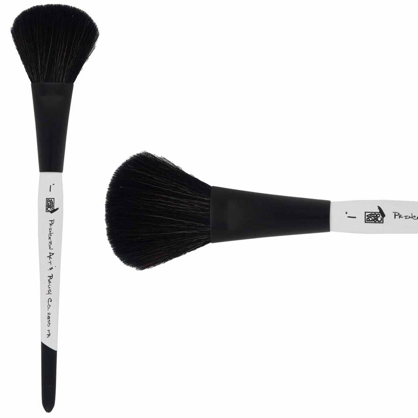 Princeton Mop Series 2850 Goat Brush - Filbert Mop, Short Handle, Size 1"