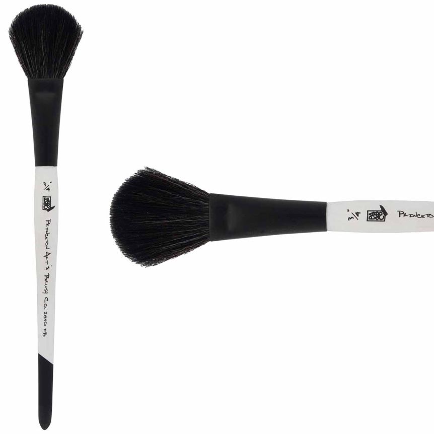 Princeton Mop Series 2850 Goat Brush - Filbert Mop, Short Handle, Size 3/4"