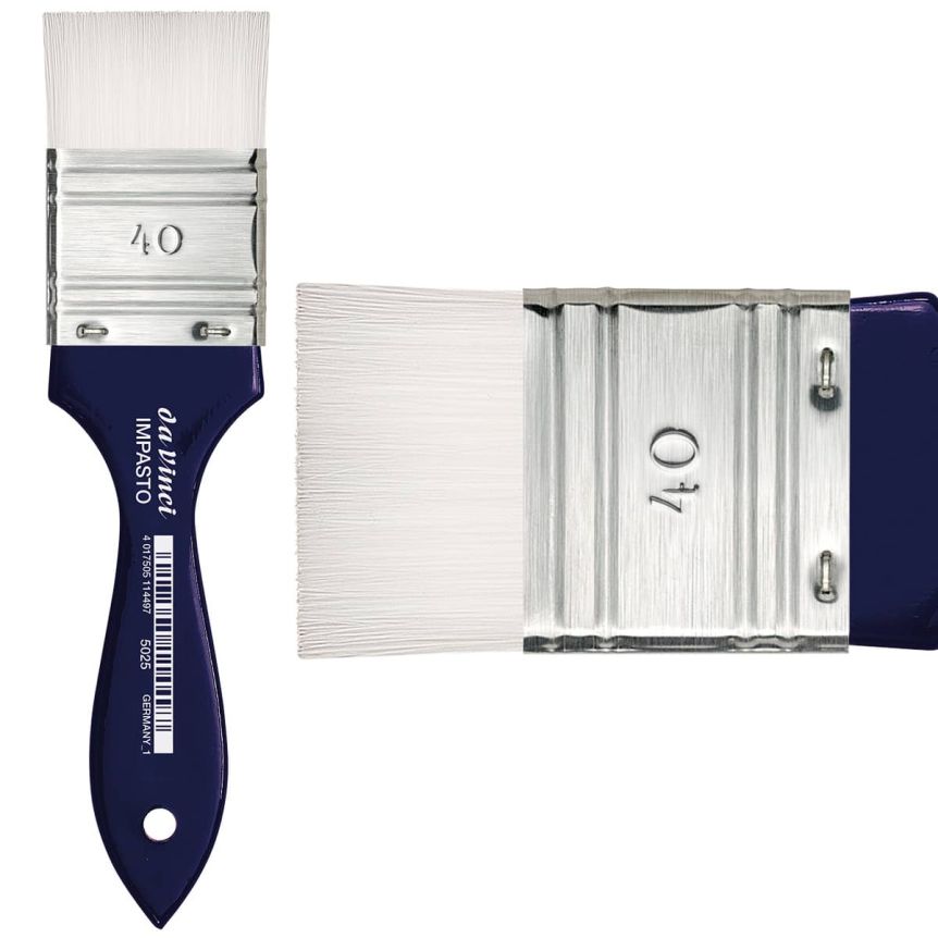 da Vinci Impasto Synthetic Short Handle Brush - Mottler, Size 40 mm
