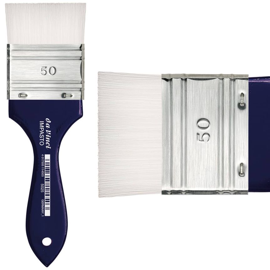 da Vinci Impasto Synthetic Short Handle Brush - Mottler, Size 50 mm