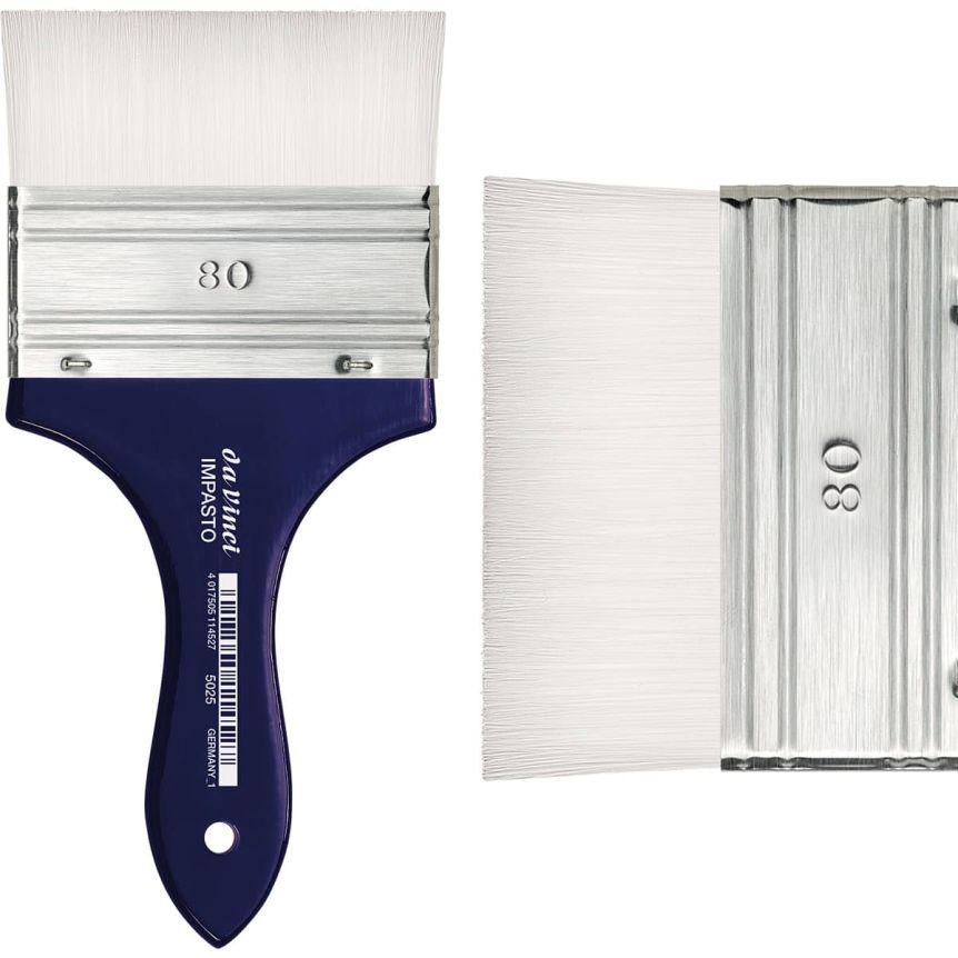da Vinci Impasto Synthetic Short Handle Brush - Mottler, Size 80 mm