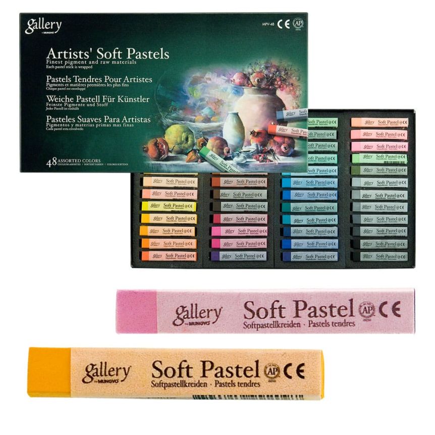 Mungyo Gallery Artists' Soft Pastels - Set of 24