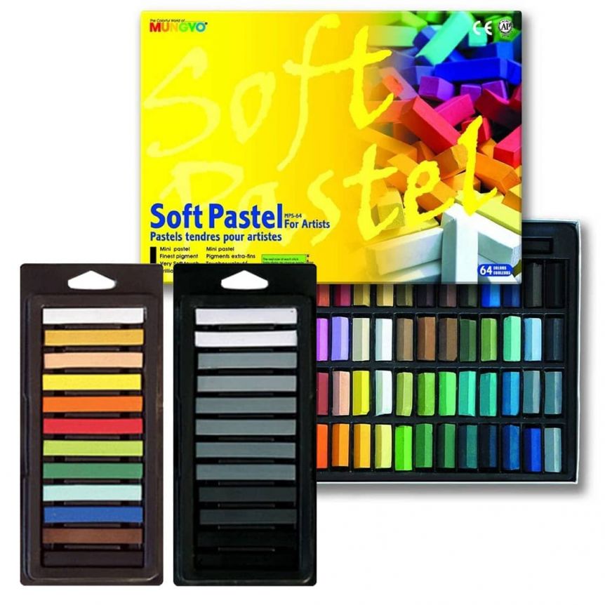 Mungyo Soft Pastels for Artists 12 Colors for Artists