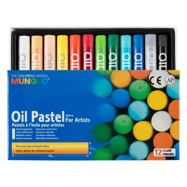 Mungyo Gallery Soft Oil Pastels Set of 24 - Assorted Colours