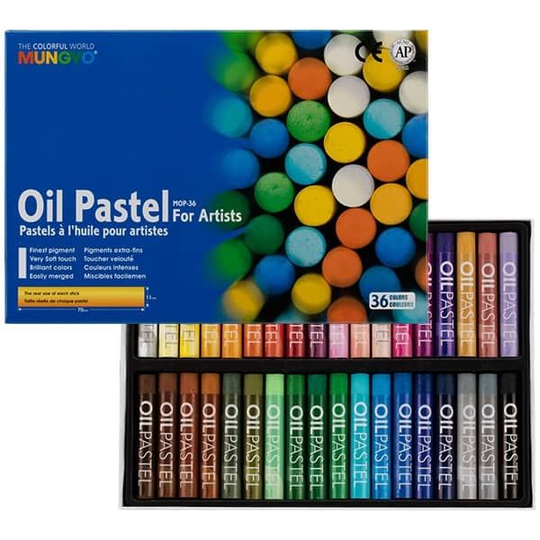 Mungyo Gallery Oil Pastels Cardboard Box Set of 12 Standard - Assorted  Colors