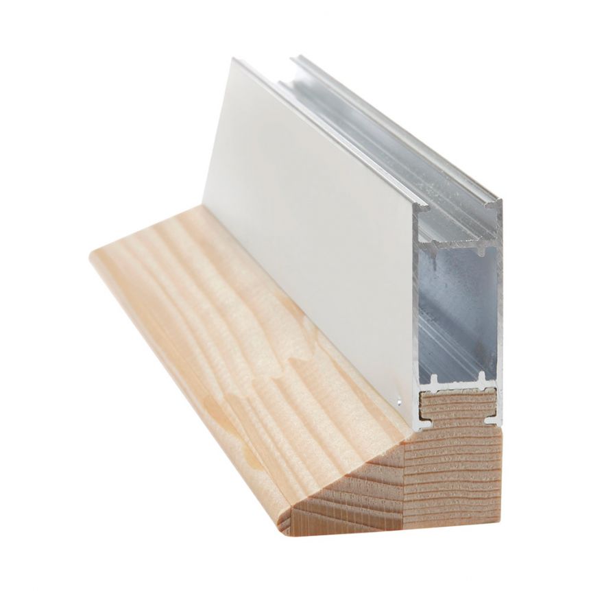 MUSEO 2 Pack 1 3/4" (45mm) Profile 18" Stretcher ALU-Bar