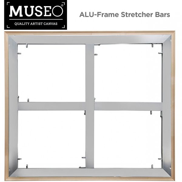 6 Inch Metal Square Picture Frame Easel Stands for Plates, Photos, Decor  (Black, 2 Pack)