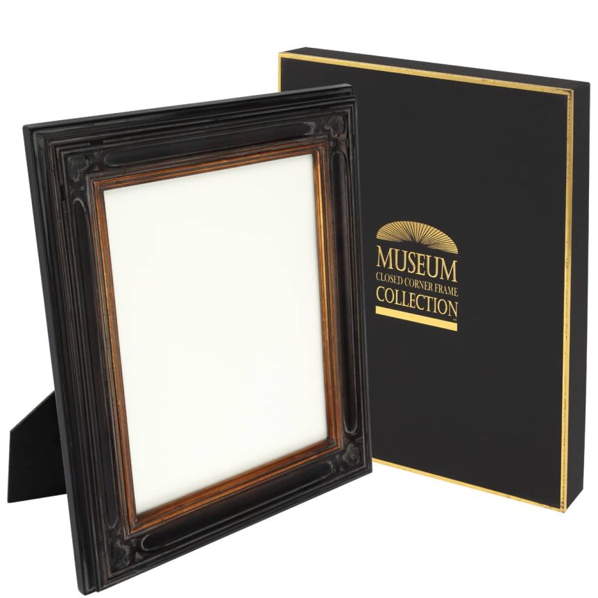 Museum Collection Gothic Tabletop Frame Black with Gold Accent 8" x 10"
