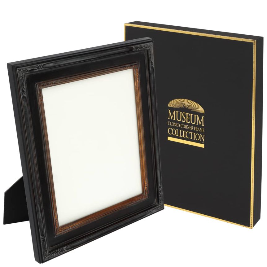 Museum Collection Nouveau Tabletop Frame Black with Gold Accent 8" x 10"