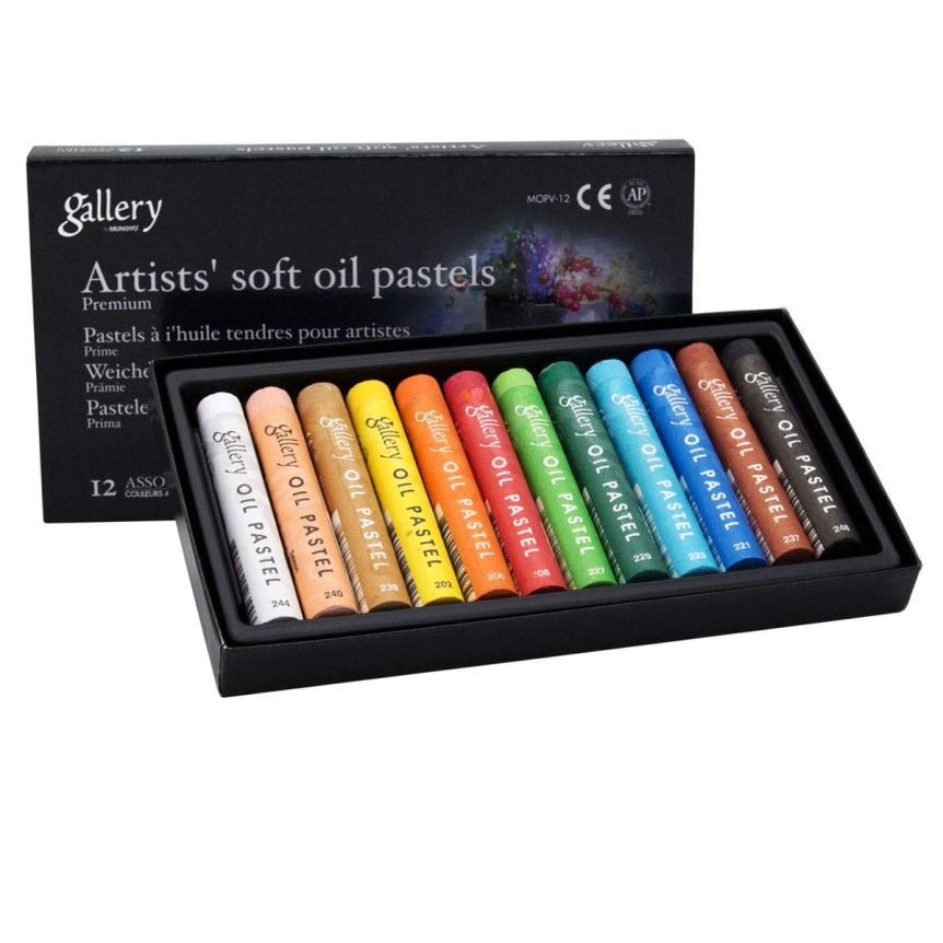 Mungyo Gallery Soft Oil Pastels Set of 24 - Assorted Colours