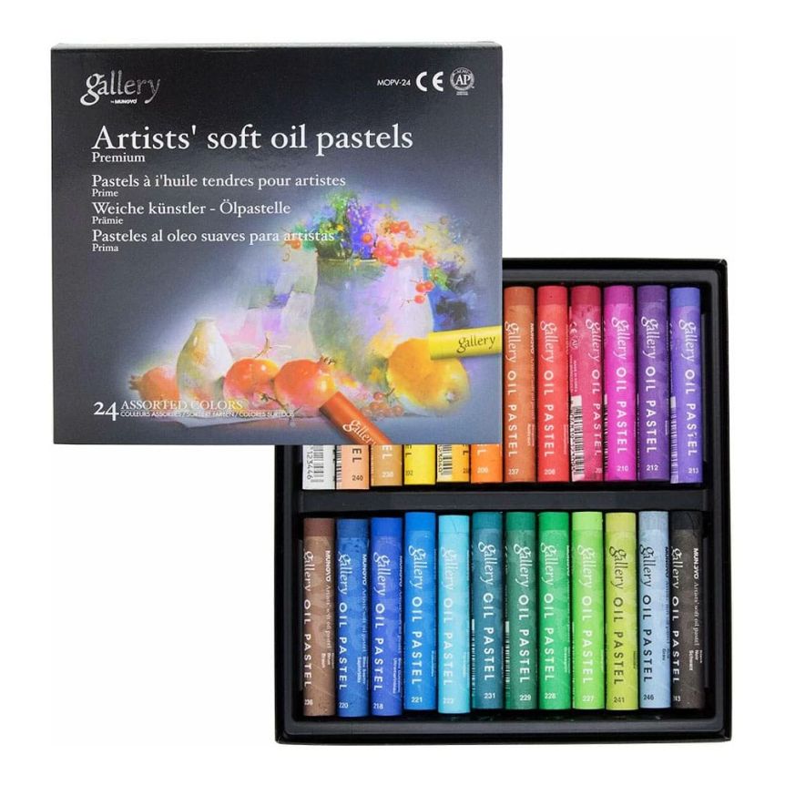 Shop for the best prices on Mungyo Gallery Artist Soft Oil Pastel - Dark  Grey 247 569