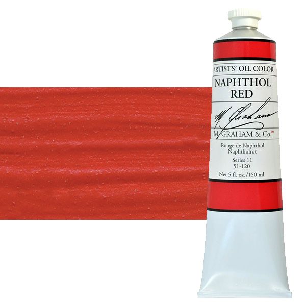 M. Graham Oil Color 5oz - Naphthol Red
