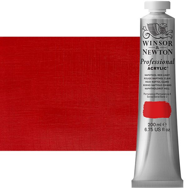 Winsor & Newton Professional Acrylic Naphthol Red Light 200 ml