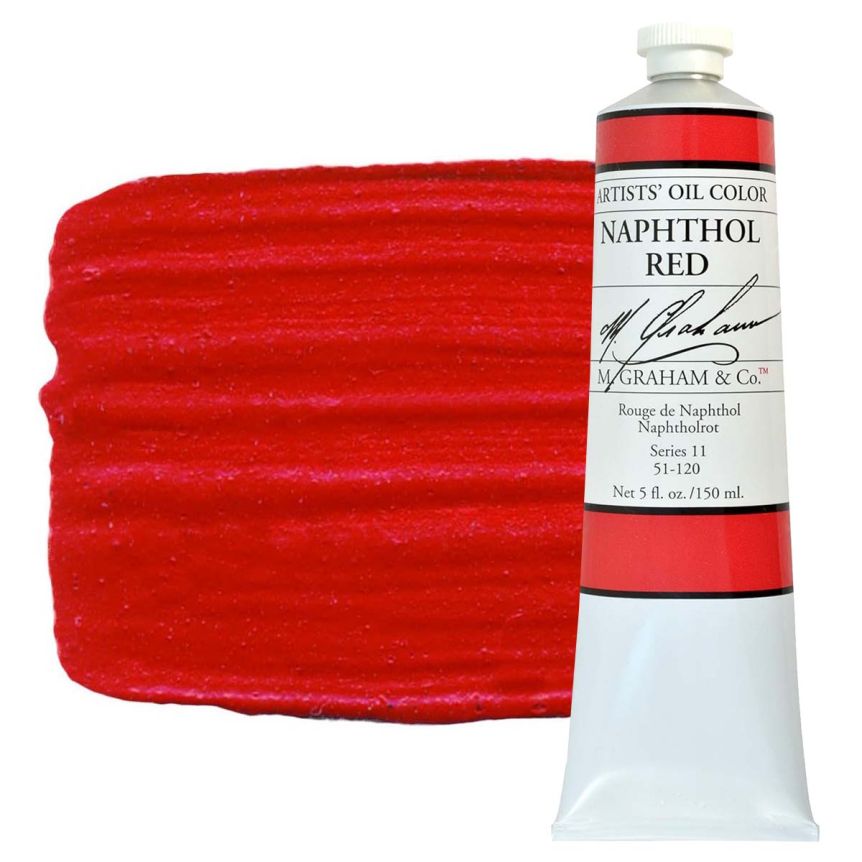 M. Graham Artist Oil Color 150ml - Naphthol Red