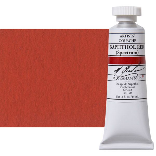 M Graham Gouache 15ml Naphthol Red (Spectrum)