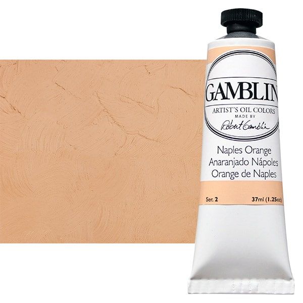 Gamblin Artists Oil - Naples Orange, 37ml Tube