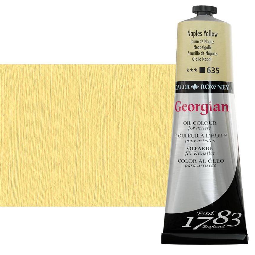 Daler-Rowney Georgian Oil Color 225ml Tube - Naples Yellow
